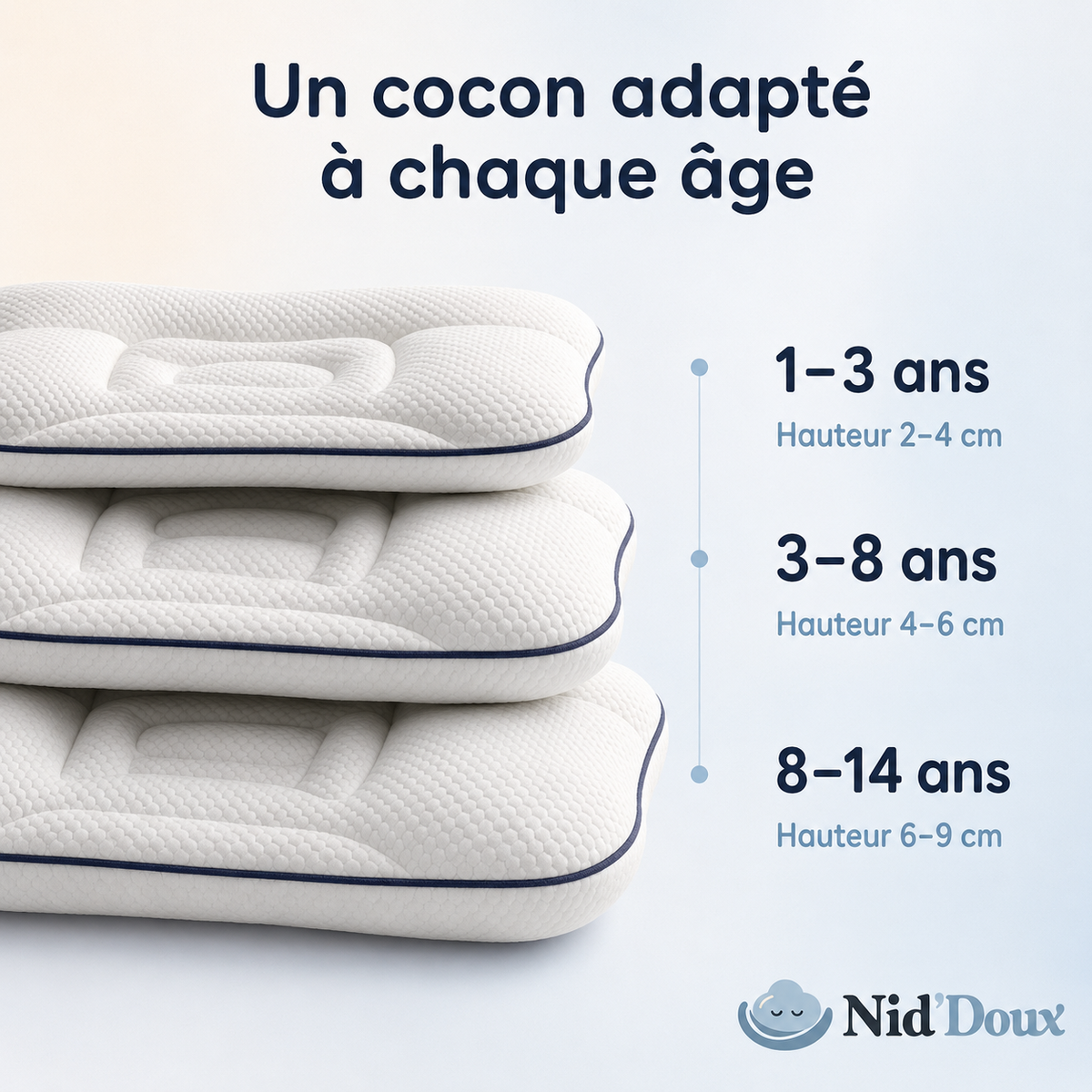 Coussin Ergonomique Nid'Doux